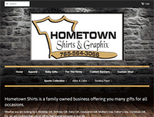 Tablet Screenshot of hometownshirts.com